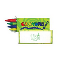 4 Pack Crayons w/ Green Box - Printed